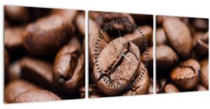 A kávébab képe (órával) (90x30 cm)
