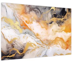 Kép - Márványozott háttér (90x60 cm)
