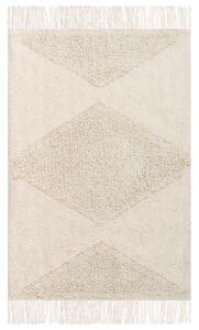 Gyerekszoba szőnyeg KHONOMA Világosbézs 60 x 90 cm Pamut