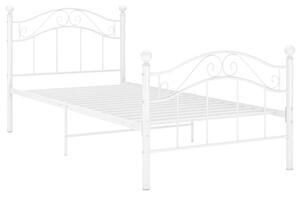 VidaXL Fém Ágykeret - Fehér - 100x200 cm
