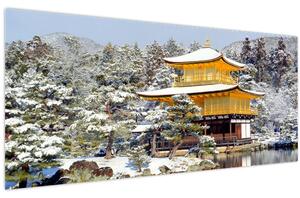 Kép - Kinkakuji, Japán (120x50 cm)