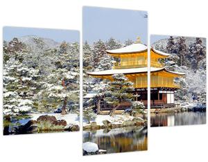 Kép - Kinkakuji, Japán (90x60 cm)