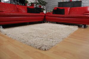 Malaga krém shaggy szőnyeg 80x150 cm