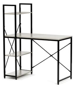 Íróasztal 100x48 cm, MDF, fehérített tölgy GD-512 WT