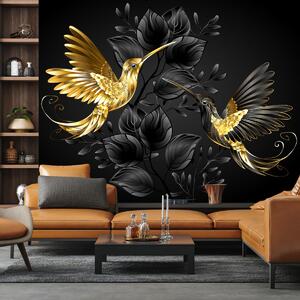 Fotótapéta - Arany kolibri (296x200 cm)