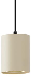 Modern, bézs függőlámpa fekete színnel, 1 fázisú sínrendszerhez GU10 70mm - Iconic Holt