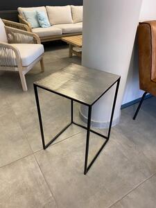 Style négyzet alakú asztalka ezüst színben L