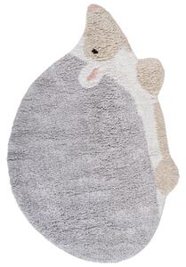 Gyerekszoba szőnyeg HEDGY Szürke 80 x 120 cm Pamut