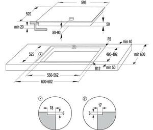 Gorenje EC641BSC Beépíthető Üvegkerámia Főzőlap, Fekete