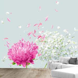 Fotótapéta - Virágok a szélben (147x102 cm)