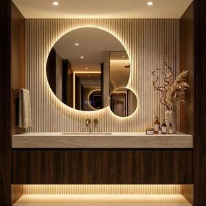 LED Tükör R-9045 90cm + 45cm