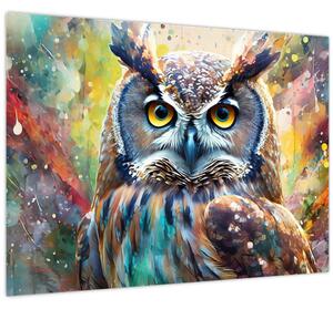 Kép - Egy bagoly festménye (70x50 cm)
