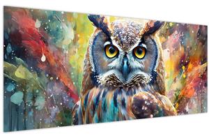 Kép - Egy bagoly festménye (120x50 cm)
