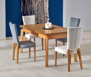 Kihúzható Asztal, MDF, Furnér és Fa Rois Mézes Tölgy, H160-250xSz90xM78 cm