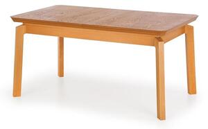 Kihúzható Asztal, MDF, Furnér és Fa Rois Mézes Tölgy, H160-250xSz90xM78 cm