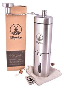 Mlynko ML02 kávédaráló, kerámiakövekkel + puha tok