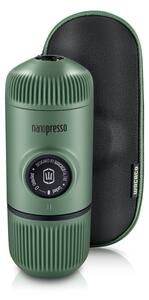 Hordozható Wacaco Nanopresso kávégép (zöld) + kemény tok