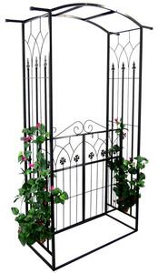 JAKS Kerti pergola kapuval 217 x 106 x 50 cm