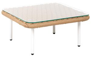 Dohányzóasztal BAUCINA 60 cm 60 cm Világosbarna