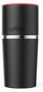 Cafflano Klassic hordozható kávéfőző (fekete) + daráló
