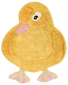 Gyerekszoba szőnyeg DUCKIE Sárga 95 x 120 cm Pamut