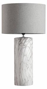 Adora asztali lámpa pamut búrával Krémszín/világos szürke 42x76 cm