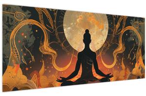 Kép - Meditáció (120x50 cm)