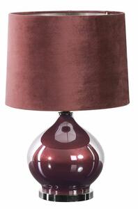 Beth asztali lámpa Burgundi vörös 14x14x20 cm