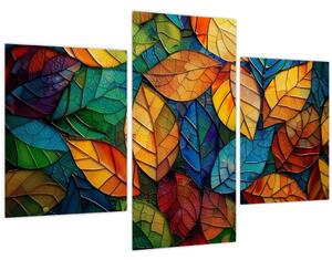 Kép - Levélmozaik (90x60 cm)