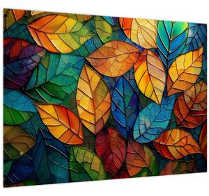 Kép - Levélmozaik (70x50 cm)