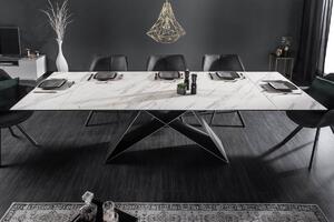 Széthúzható étkezőasztal Brock márvány 180-260 cm