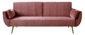 Nyitható ülőgarnitúra Amiyah rózsaszín
