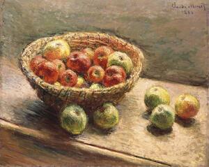 Monet, Claude - Festmény reprodukció A Bowl of Apples; Le Panier de Pommes, 1880, (40 x 30 cm)