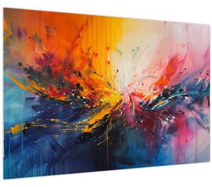 Kép - Színes absztrakció (90x60 cm)