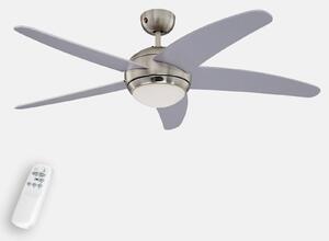 Westinghouse Bendan mennyezeti ventilátor világítással, ezüst, Alu / szürke / cink, Nappali / Étkező, Fa, Modern