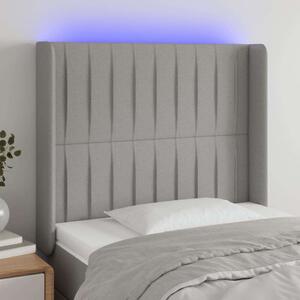 VidaXL LED-es Fejtámla - Szövet - 83x16x118/128cm