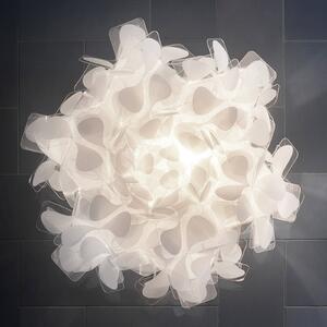 Slamp Clizia Mama Non fali lámpa fehér Ø53cm, dimmelhető, Fehér / opál, Nappali / Étkező, Műanyag, Dizájn