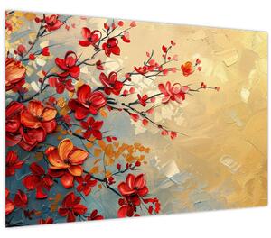 Kép - Virágzó fa (90x60 cm)