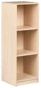 Háromszintes könyvespolc ZEHNA 117 cm Világosbarna