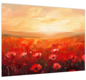 Kép - Mező pipacsok (70x50 cm)