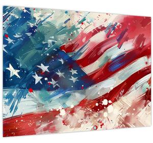 Kép - Az USA zászlaja (70x50 cm)