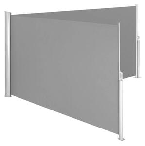 BipiLine Kihúzható Árnyékoló Fal, 600x160cm - Szürke (Gray), teraszokra - udvarra - irodában - öltözőkbe