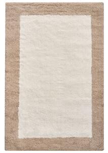 Fürdőszobaszőnyeg KABRI Barna/bézs 60 x 90 cm Pamut