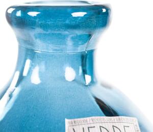Üveg váza, 35 cm, kék - BULLE DE SAVON