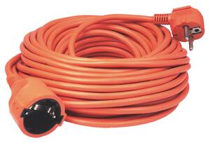 HOME NV 2-30/OR/1,5 hosszabító, 30 m, H05VV-F 3G1,5 mm2 kábel, IP 20 kivitel, 250V~/16A/3680W, pipa alakú dugó és egyenes lengő aljzat, narancssárga színű