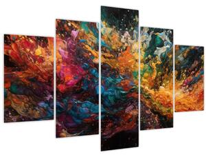 Kép - Színes absztrakció II. (150x105 cm)
