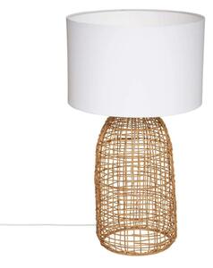 Asztali lámpa, rattan, 56 cm - CLOE