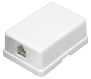 HOME TS 1MWH/X telefon fali aljzat, 1x6P4C