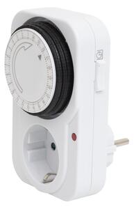 HOME TG 3 mechanikus beltéri időzítő óra, 24 órára programozható, naponta ismétlődő kapcsolások, 250 V, 3680 W