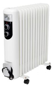 HOME FKOS 13 M elektromos olajradiátor, 1000W/1500W/2500W, 13 tagú, fehér